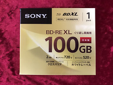 Disc Sony BD RE XL 100GB blu ray BD-RE XL 2X White wide printable bluray BDXL picture