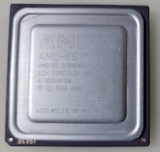 Vintage AMD K6 AMD-K6-2/266AFR 2.2V Core/3.3V Processor Collection/Gold picture