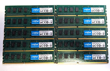 BULK LOT OF 10x UNITS of 8GB DDR3-1600 Desktop RAM Crucial (10x) picture