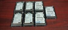 LOT OF 7) HP 450GB 15K SAS3 12Gb/s HDDs, Mixed Lot *Tested See Photos* #95 picture