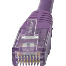 StarTech.com 6ft CAT6 Ethernet Cable - Purple Molded Gigabit - 100W PoE UTP 650M picture