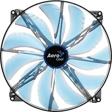 AeroCool Silent Master 200mm Blue LED Cooling Fan EN55642 For Desktop picture
