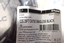 New Legrand C2G 15222 25FT CAT5E Snagless Black Unshielded Ethernet Patch Cable picture