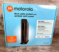 Motorola - MG7700 24x8 DOCSIS 3.0 Cable Modem + AC1900 Router New Sealed picture