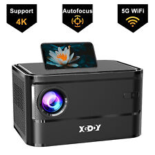 XGODY 4K Projector Android 2.4/5G WIFI AutoFocus Home Theater Cinema Video HDMI picture