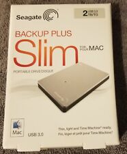 Seagate BACKUP PLUS SLIM USB 3.0 2TB PORTABLE DRIVE MAC STDS2000900 Sealed NEW picture