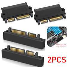 2PCS SFF-8482 Computer Cable Connectors SAS to SATA 22 pin HDD Raid Adapter picture