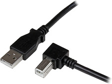 Startech.Com 3M USB 2.0 a to Right Angle B Cable Cord - 3 M USB Printer Cable picture