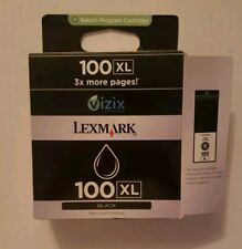 Genuine OEM Lexmark 100 XL Black/Noire Ink Cartridge  picture