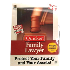 Quicken Family Lawyer Software Parsons Technology 3.5 Floppy Disc NEW Vintage picture