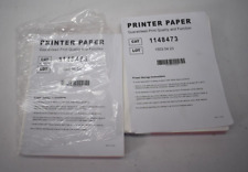 Lot of 600 Thermal Recording Paper Printer Paper White Sheets F Fold 1148473 picture