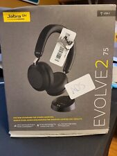 NEW Jabra Evolve2 75 USB-A Premium Headset With Wireless Capability  picture