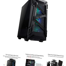 ASUS TUF Gaming GT301 Mid-Tower Compact Case for ATX Motherboards with Honeyc... picture