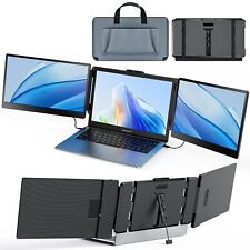 Portable Monitor, Laptop Screen Extender Kwumsy S2 Triple Laptop Monitor Exten picture