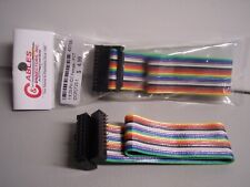 2 pcs 1ft 20-Pin (2x10) Female IDC to Male PCT 2.54mm Pitch Flat Ribbon Cable picture