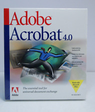 NEW Adobe Acrobat 4.0 Standard Full Install PDF for Windows MS Office SEALED picture