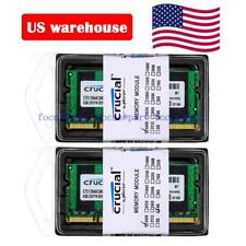 Crucial 8GB (2x 4GB) PC2-6400 DDR2 Ram 800 MHz  Laptop Memory SO-DIMM For Dell picture