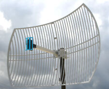 Two 2.4GHz 802.11 24dBi WiFi Parabolic Grid Antenna USA parts 2.3 2.5GHz Mailed picture