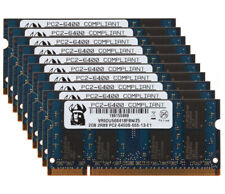 20GB 2GB x10pcs PC2-6400 2Rx8 DDR2-800Mhz Laptop SODIMM INTEL Memory RAM LOTS picture