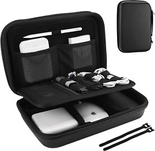 Hard Travel Electronic Organizer Case for Macbook Power Adapter Chargers Cables  picture