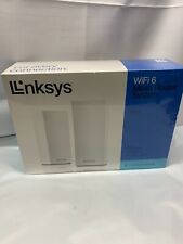 Linksys AX2200 Dual-Band Intelligent Mesh WiFi 6 System 2 Pack MX20WH2 *New picture