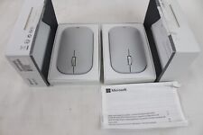 2 Microsoft - Surface Mobile Wireless Optical Ambidextrous Mouse - Silver ZZ picture