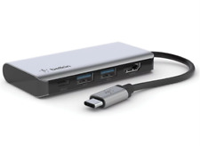 Belkin Connect USB-C 4-in-1 Multiport Adapter 5 Gbps Speed picture