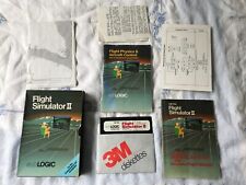 Flight Simulator II SubLOGIC Commodore 64 Piper Cub Aircraft TESTED WORKS picture