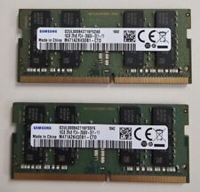 Lot Of 2 RAM 32GB KIT 2 x 16GB Mix Brands DDR4 PC4-2400T/ 2666v Laptop Memory picture