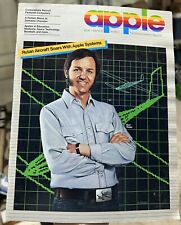 1982 Apple The Personal Computer Magazine Burt Rutan Aircraft Vol 3 #1 RARE picture