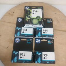 Lot of 5 Genuine HP 934 & 934XL Black Ink Cartridges NOS Expired picture