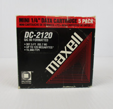 Maxell Data Cartridges DC-2120 QIC80 Formatted Mini 1/4