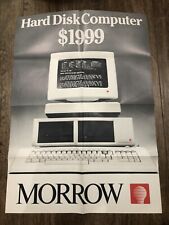 RARE Vintage 1980's Original Morrow Designs Computer PC Advertising Poster picture