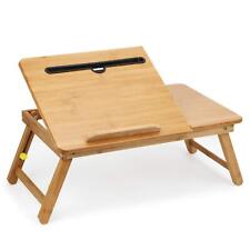 Lap Desk Bamboo Bed Tray Table Fits up to 17.7 Inch Foldable Laptop Desk for ... picture