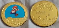SUPER Mario Gold Coin Nintendo Consoles Play Station 5 Xbox Wii Kart Gamers Old picture