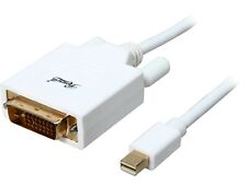 Rosewill 6-Foot White Mini DisplayPort to DVI Cable - 32 AWG, Male to Male picture
