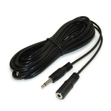 20ft 3.5mm SLIM MONO TS (2 conductor) Male to Female Audio EXTENSION Cable picture