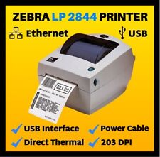 Zebra LP 2844 Desktop Printer, USB, Ethernet, 203 DPI, Direct Thermal Printer⭐ picture