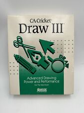 Vintage CA-Cricket Draw III Advanced Drawing Power & Performance Macintosh 1991 picture