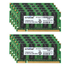 Crucial 20GB 10x 2GB 2RX8 PC2-5300 DDR2 RAM 667Mhz SODIMM Laptop RAM Memory CL5* picture