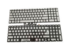 New HP 15-ef1072wm 15-ef1073od 15-ef2076ms 15-ef1083od Backlit Keyboard Silver picture