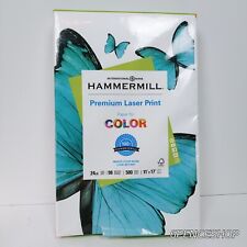 Hammermill Laser Print Office Paper 98 Brightness 24lb 11 x 17 White 500 Sheets picture