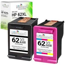 2PK for HP 62XL (C2P05AN) Black 62XL (C2P07AN) Color Ink HP ENVY 5660 7640 7645 picture