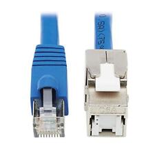 Tripp Lite by Eaton Cat6a Keystone Jack Cable Assembly - Shielded, PoE+, RJ45 picture