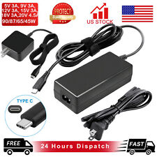 Universal 90W USB-C Type-C AC Adapter Laptop PD Fast Charger Power Supply Cable picture