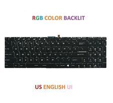 New MSI Steel GE72 2QD GE72 2QE GE72 2QF Keyboard Full Colorful Backlit US picture