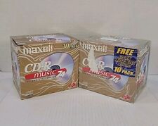 Lot Of 16 Maxell CD-R Music For Audio Recording 74 Minutes New Sealed In Box picture