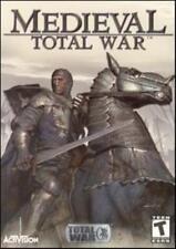 Medieval Total War w/ Manual PC CD historical dark ages strategy conquer game picture
