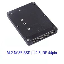 M.2 NGFF SATA PCIe SSD B Key to 2.5 IDE 44pin Converter Adapter with Case black picture