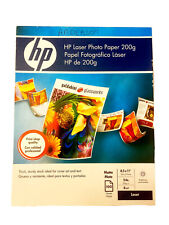 HP LASER PHOTO PAPER 200G Box-Matte-Open Box w/ @88 Matte & 6 Glossy Sheets picture